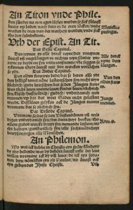 Uth der Epist. An Tit.