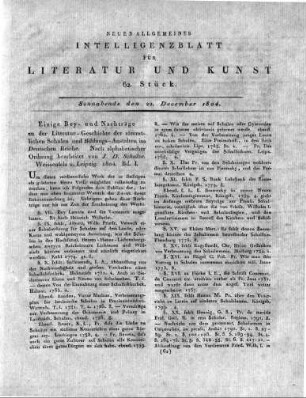 1804-12-22 : 62. Stück