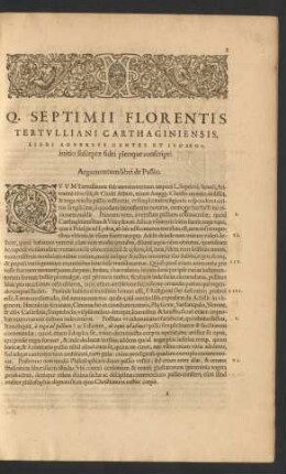 [Tomus Primus]
