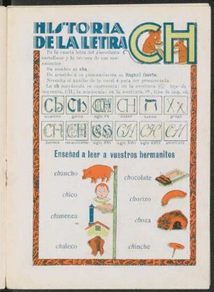 Historia de la letra CH