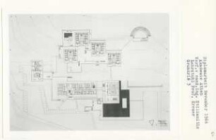 Akademie Athen (Diplomarbeit bei Willy Kreuer): Grundriss