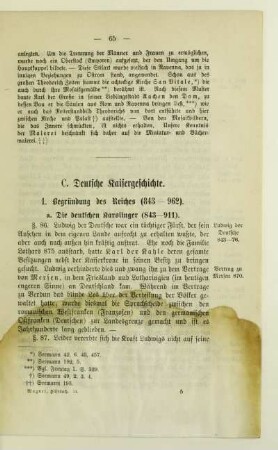 1. Begründung des Reiches (843-962)