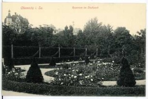 Chemnitz. Rosarium im Stadtpark