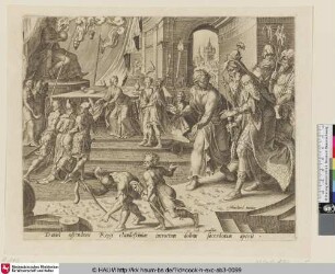 [Daniel Revealing the Fraud of Bel's Priests; Daniel deckt den Betrug der Priester des Bel auf]