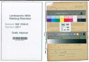 Entnazifizierung Heinrich Grafe , geb. 12.08.1895 (Stadtbeamter)