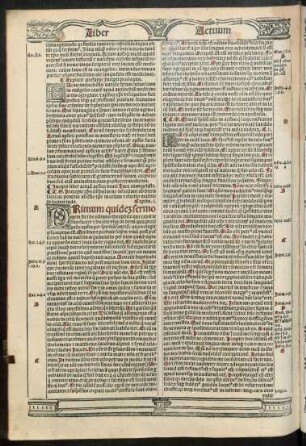 Incipit liber actuum apostolorum beati Luce evangeliste.
