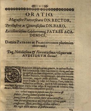 Oratio De Waldensium Ortu Progressu Et Persecutionibus : in Celeberrima Altdorfina d. XIIX. Jun. A.O.R. [MD]CLXXXVI. publicè recitata
