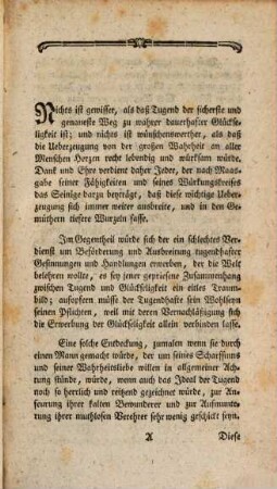 Ueber die Untauglichkeit des Prinzips der allgemeinen und eigenen Glückseligkeit zum Grundgesetze der Sittlichkeit