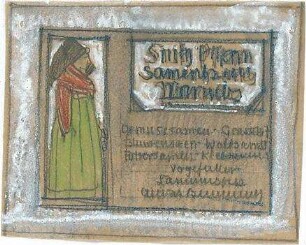 Pfann, Paul; Nürnberg; Fritz Pfann - Samenhandlung - Firmenschild (Ansicht)