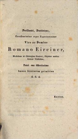 De circulatione sanguinis : Quam pro summis in medicina chirurgia et arte obstetricia honoribus rite obtinendis