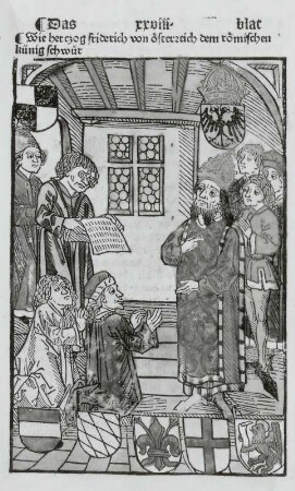 Schwur Friedrich von Österreich, Blatt 28r