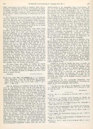 271-272 [Rezension] Gerleman, Gillis, Ruth