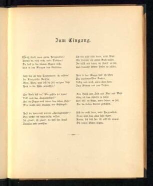 Zum Eingang