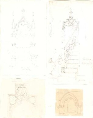 Lange, Ludwig; Lange - Archiv: IV.2 Gotik in Deutschland - Architektur (Perspektive, Details)