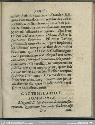 Contemplatio II.