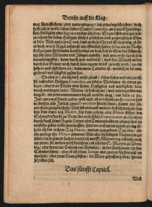 Das fünfft Capitel.