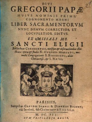 Liber Sacramentorum