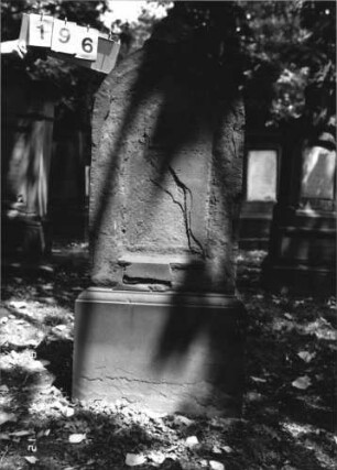 Grabstein 196 [Hahn S. 31 Grab-Nr. 1421]