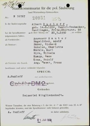 Rudolff, Albert