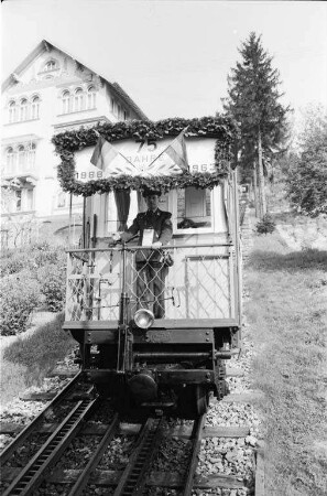 75jähriges Jubiläum der Turmbergbahn.