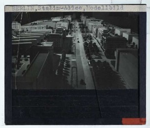 Berlin, Stalinallee (heute Karl-Marx-Allee) : Projekt, Entwurf