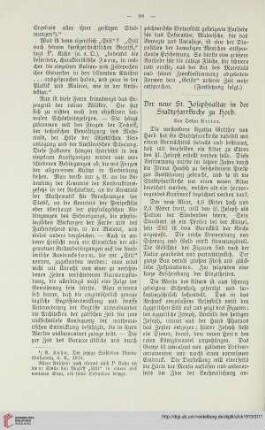 31: Der neue St. Josephsaltar in der Stadtpfarrkirche zu Horb