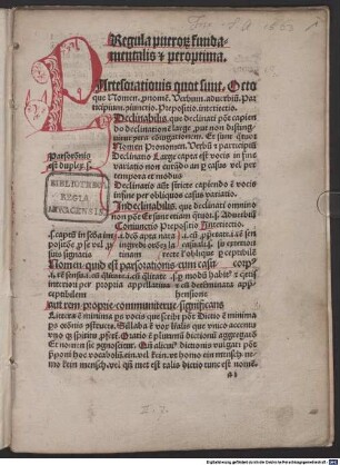 Regula puerorum fundamentalis