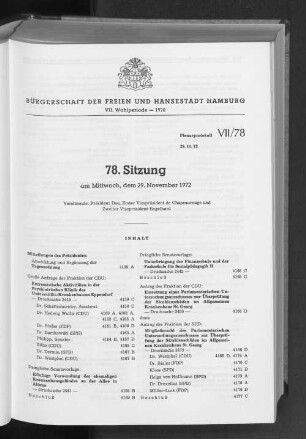 78. Sitzung