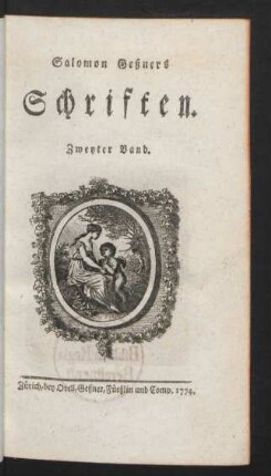 Bd. 2: Salomon Geßners Schriften