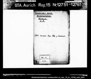 Unterbringung der geisteskranken Dorothea Katz aus Carolinensiel in der Privatpflegeanstalt in Neu-Sandhorst