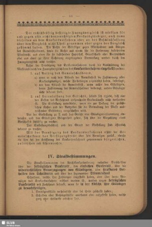 IV. Strafbestimmungen
