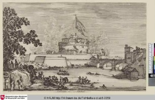 CASTELLO ST. ANGELO [Engelsburg; Le Castel Sant' Angelo, à Rome]