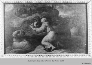 Altar für die Familie Vasari : Stigmatisierung des heiligen Franziskus