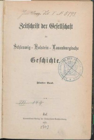 Geschichte der theologischen Facultät der Christian-Albrechts-Universität in Kiel