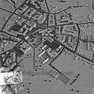 Stadtmitte: Umgestaltung: überarbeiteter Entwurf: Bebauungsmodell