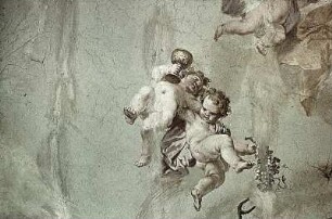 Großes Deckenbild: Triumph der Diana