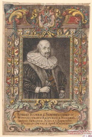Tobias (II.) Tucher, Ratsherr; geb. 2. September 1594; gest. 6. April 1675