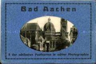 Postkarten-Leporello von Bad Aachen