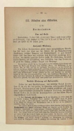 III. Südasien oder Ostindien