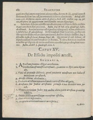 Caput XV. - XVI.