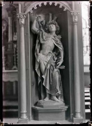 Kirche; Heiliger Sebastian Ende des 15. Jahrhunderts