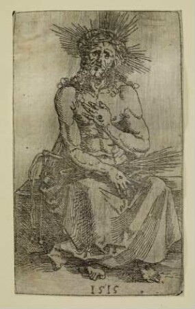 Der Schmerzensmann, sitzend