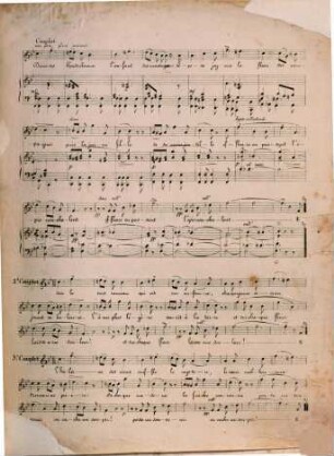 Etoiles des champs : mélodie ; paroles de M.e Laure Jourdain ; [pour 1 voix avec pianoforte]