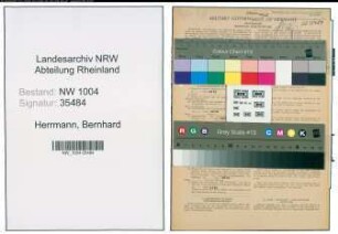 Entnazifizierung Bernhard Herrmann , geb. 12.05.1900 (Arbeiter)