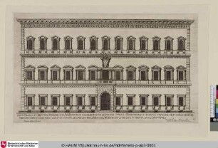 [Ansicht des Palazzo Farnese]