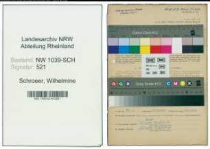 Entnazifizierung Wilhelmine Schroeer , geb. 24.01.1904 (Polizeiangestellte)
