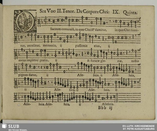 IX. O sacrum convivium