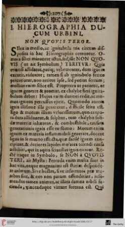 Hierographia ducum urbini [I-XIII]