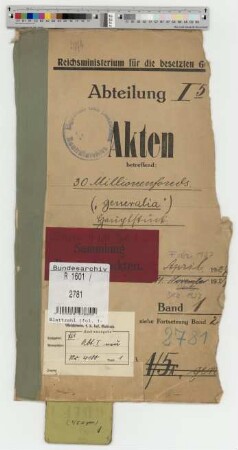 50-Millionenfonds: Bd. 1