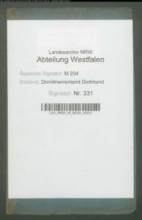 Veräußerung eines Gartengrundstücks am Grünen Wege in Hörde auf Grundzins an den Bergmann Pille in Hörde